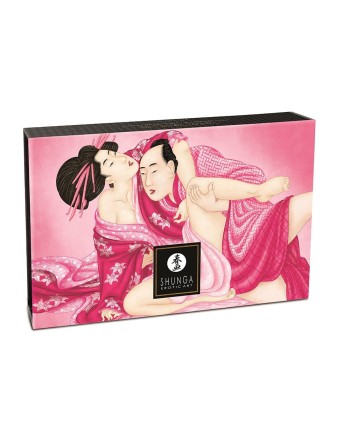 Mini Coffret poudre corporelle framboise et plumeau assorti