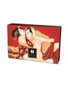 Mini Coffret poudre corporelle fraise/vin pétillant et plumeau assorti