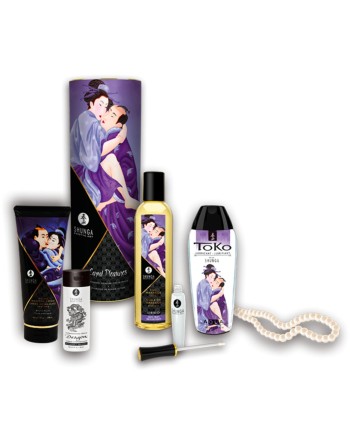 Coffret collection plaisirs charnels 5 produits Shunga  un collier de perles 