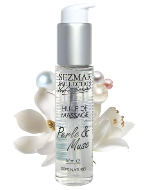 Huile de massage professionnelle Perle  Musc 100% naturelle 50 ml 