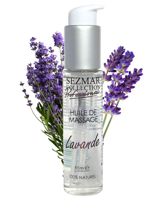 Huile de massage professionnelle Lavande 100% naturelle 50 ml 