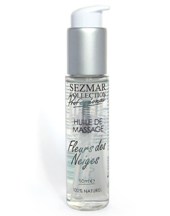 Huile de massage professionnelle Fleurs des Neiges 100% naturelle 50 ml 