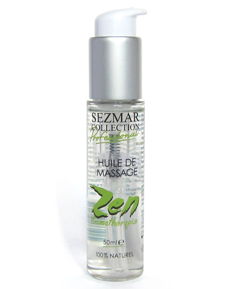 Huile de massage professionnelle ZEN 100% naturelle 50 ml 