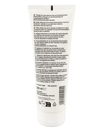 Gel lubrifiant à base d'eau arôme ananas, imitation sperme 250 ml 