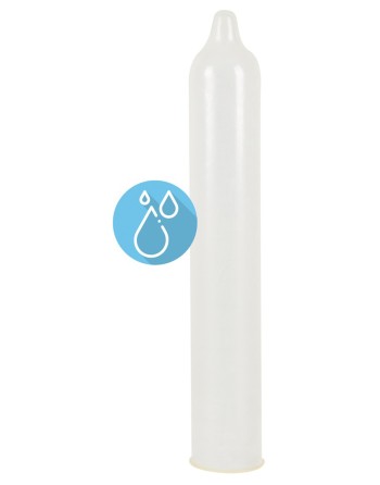 Préservatifs extra lubrifiés, en latex x12 avec réservoir Extra Wet 53 mm