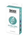 Préservatifs lubrifiés extra fin en latex x12 avec réservoir Extra Feel 53 mm
