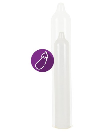 Préservatifs lubrifiés en latex x12 avec réservoir Extra Large 60 mm