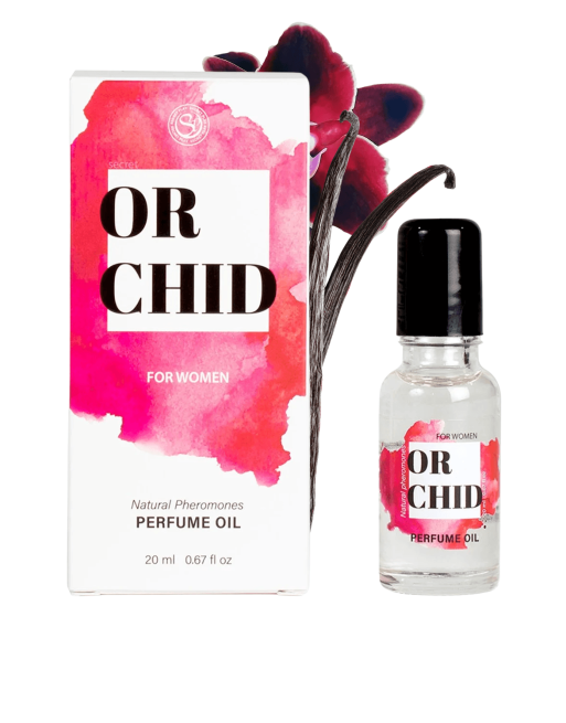 Huile parfumée Roll-on aux phéromones Orchid pour femme