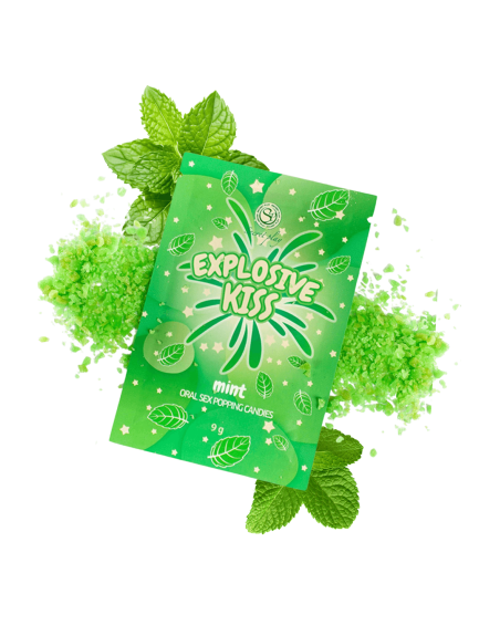Bonbons pétillants à la menthe spécial sexe oral