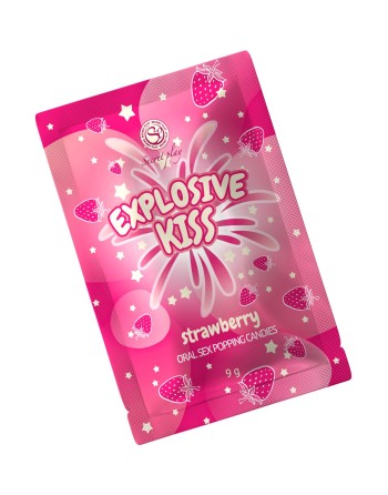Bonbons pétillants à la fraise spécial sexe oral