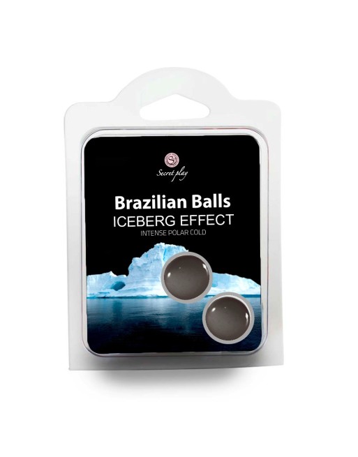 Boules de massage brésiliennes effet Iceberg x2 