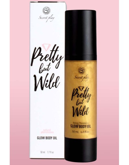 Huile corporel illuminatrice haute performance Pretty But Wild 