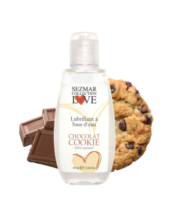 Lubrifiant à base d'eau 100% naturel Chocolat Cookie 90 ml 
