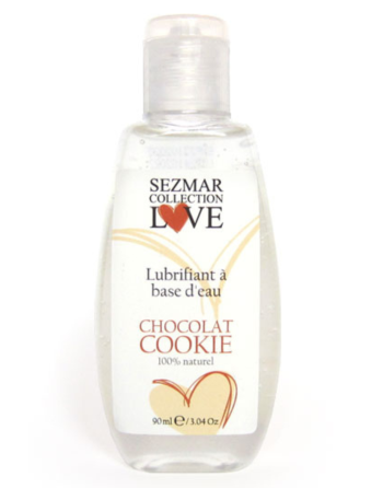 Lubrifiant à base d'eau 100% naturel Chocolat Cookie 90 ml 