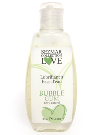 Lubrifiant à base d'eau 100% naturel Bubble Gum 90 ml 