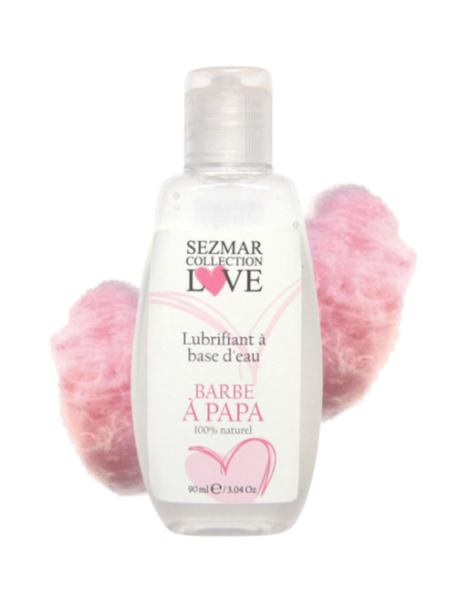 Lubrifiant à base d'eau 100% naturel Barbe à Papa 90 ml 