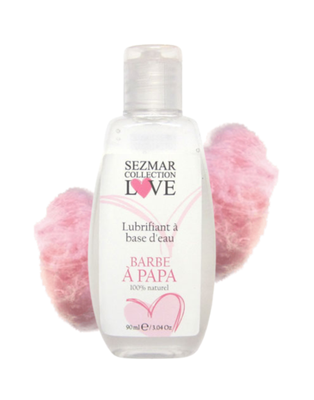 Lubrifiant à base d'eau 100% naturel Barbe à Papa 90 ml 