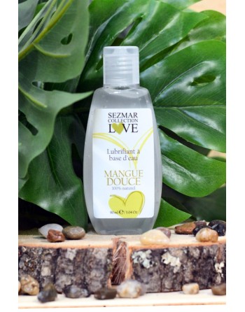 Lubrifiant à base d'eau 100% naturel Mangue Douce 90 ml 