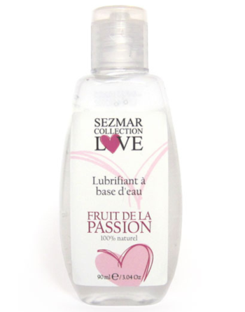 Lubrifiant à base d'eau 100% naturel Fruit de la passion 90ml 