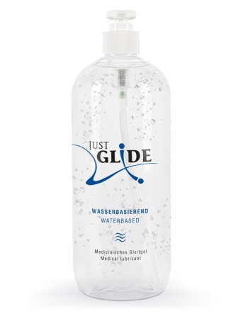 Lubrifiant végétalien 1000ml à base d'eau Just Glide