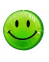 Préservatif lubrifié en latex smiley x 1 couleur aléatoire 54mm 