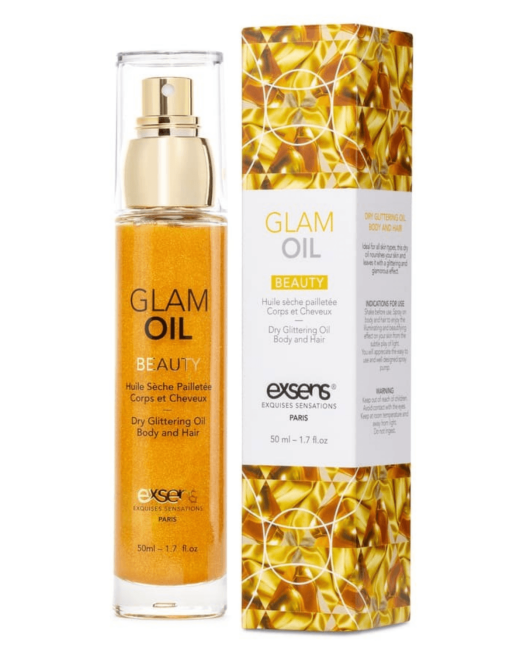 Huile sèche pailletée corps et cheveux 50ml