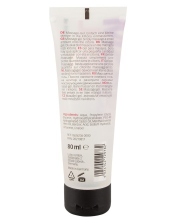 Gel intensifiant orgasme clitoridien à la menthe, végétalien 80 ml