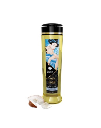 Huile de massage frissons de coco aphrodisiaque 240ml