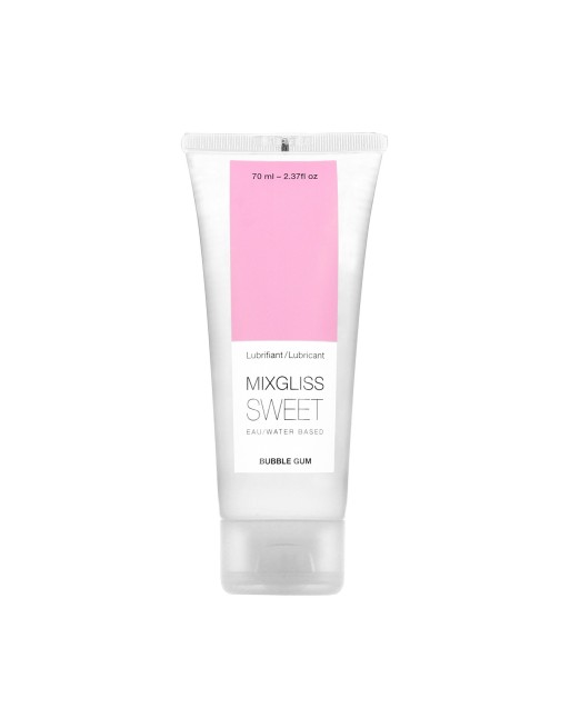 Lubrifiant Mixgliss eau Sweet Bubble Gum 70 ML 