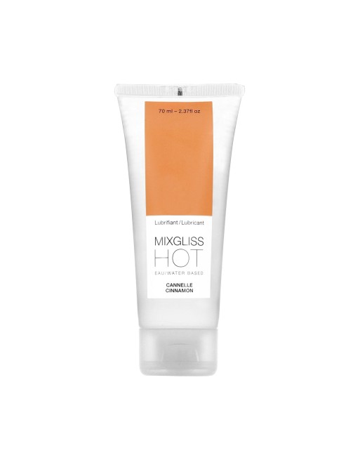 Lubrifiant Mixgliss eau Hot Canelle 70 ML 