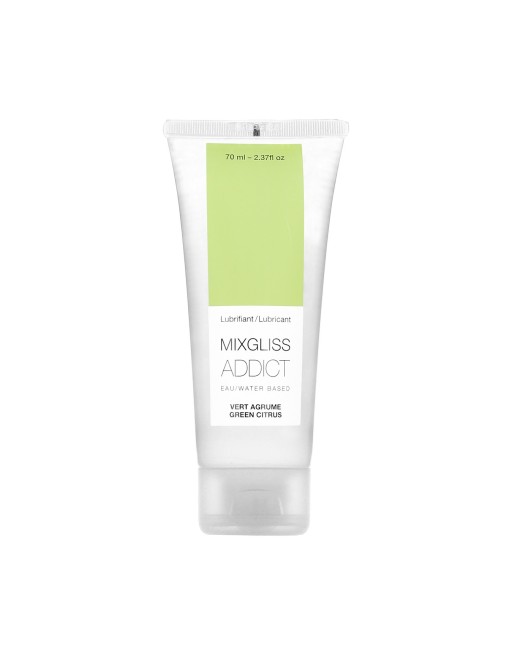 Lubrifiant Mixgliss eau Addict Vert agrume 70 ML 