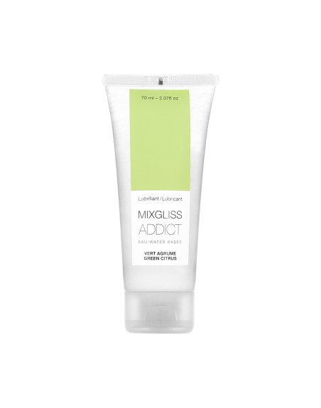 Lubrifiant Mixgliss eau Addict Vert agrume 70 ML 