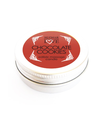Mini Bougie de massage Chocolat Cookie 30ml 100% naturelle 