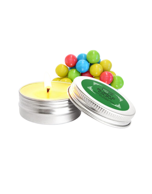 Mini Bougie de massage Bubble Gum 30ml 100% naturelle  
