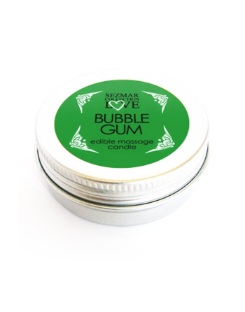 Mini Bougie de massage Bubble Gum 30ml 100% naturelle  