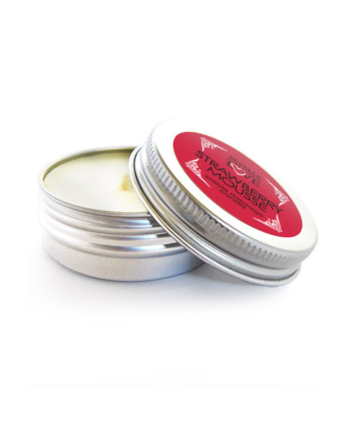 Mini Bougie de massage mousse de fraise 30ml 100% naturelle 