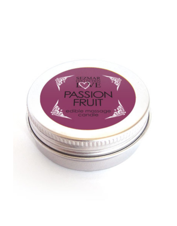 Mini Bougie de massage fruit de la passion 30ml 100% naturelle 
