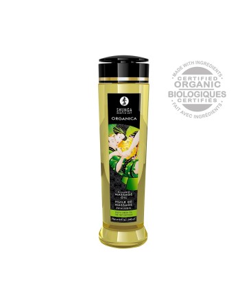 Huile de massage aphrodisiaque Organica bio thé vert 240ml