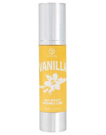 2 en 1 Lubrifiant et huile de massage vanille chauffant