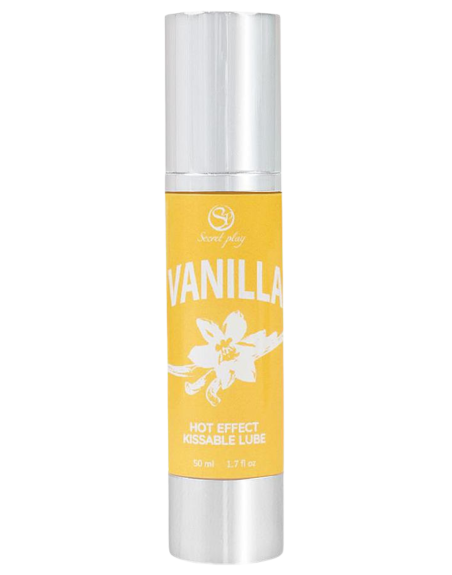 2 en 1 Lubrifiant et huile de massage vanille chauffant