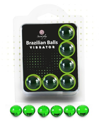 6 boules Brésiliennes effet vibrant 