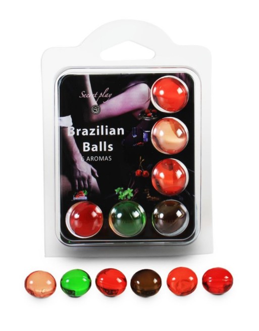 Boules de massage Brésiliennes multi-saveurs 