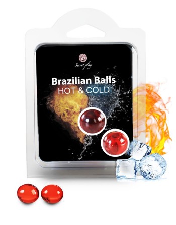 Boules de massage Brésiliennes effet chaud froid 
