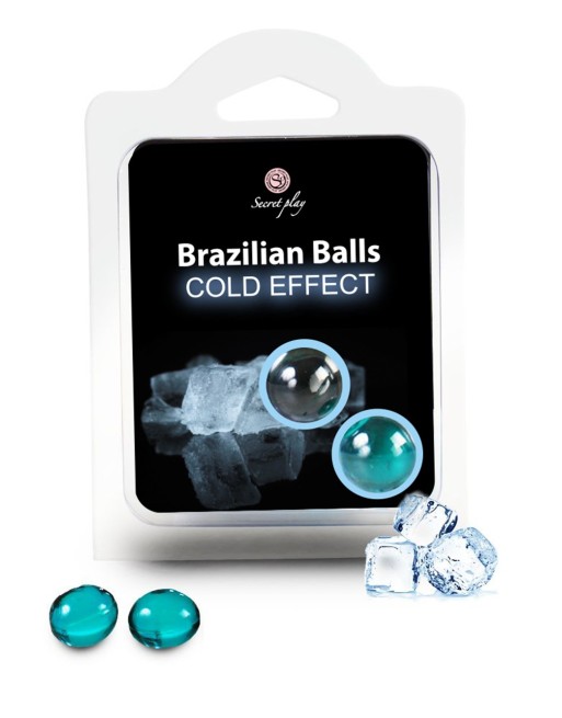 Boules de massage Brésiliennes effet fraîcheur 