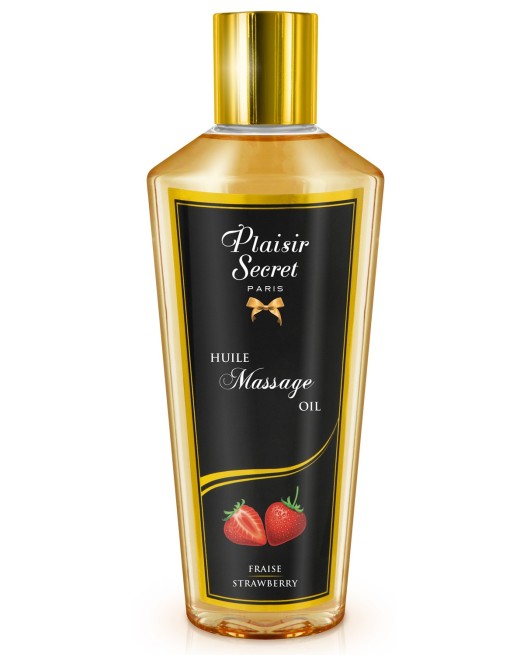 Huile de massage sèche fraise 250ml 