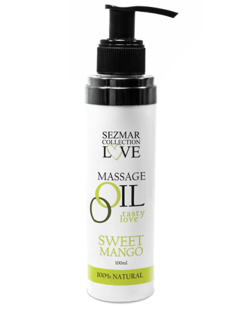 Huile de massage comestible mangue 100ml 100% naturelle 
