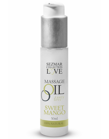 Huile de massage comestible mangue 50ml 