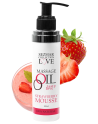 Huile de massage comestible mousse de fraise 100ml 100% naturelle 