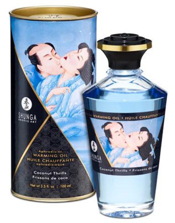 Huile chauffante noix de coco comestible 100ml