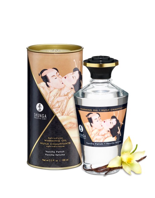 Huile chauffante vanille comestible 100ml